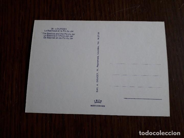 Postales: postal de Lourdes, Francia. - Foto 2