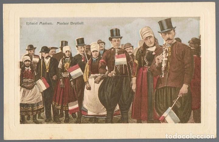 Postales: POSTAL EILAND MARKER MARKER BRUILOFT HOLANDA - Foto 1