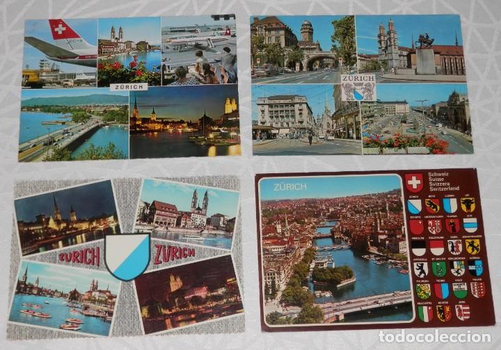 Postales: LOTE DE TARJETAS POSTAL DE ZURICH - Foto 1