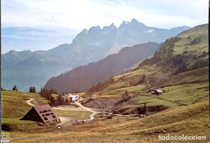 Postales: Estaci&oacute;n de esqu&iacute; Les Crosets (Suiza). 19354 Vall Illiez y Dientes del Sur. Nueva. Color