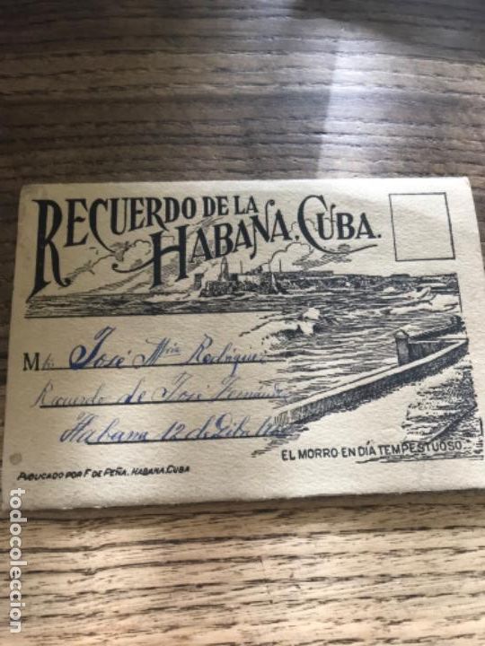 Postales: Conjunto postales recuerdo cuba 1916