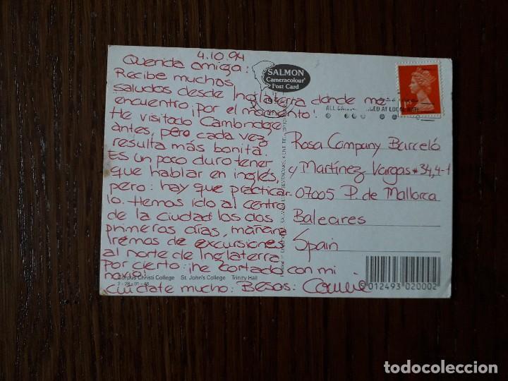 Postales: postal de Cambridge, Gran Breta&ntilde;a. - Foto 2