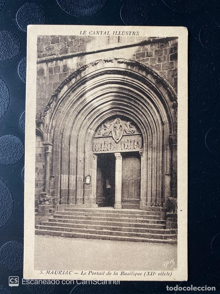 Postcards: TARJETA POSTAL. FRANCIA. AUVERNIA. CANTAL. 5.-MAURIAC - LE PORTAIL DE LA BASILIQUE (SIGLO XII).