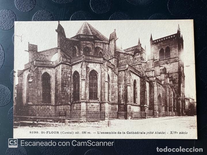 Postales: TARJETA POSTAL. FRANCIA. AUVERNIA. CANTAL. 8190.- ST-FLOUR. L'ENSEMBLE DE LA CATH&Egrave;DRALE. (SIGLO XIV)