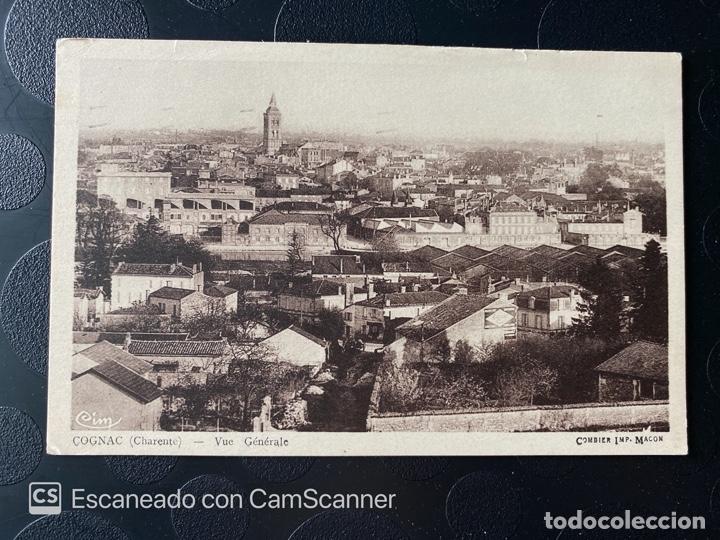 Postales: TARJETA POSTAL. FRANCIA. CHARENTE. COGNAC. VUE GENERALE. A&Ntilde;O 1941