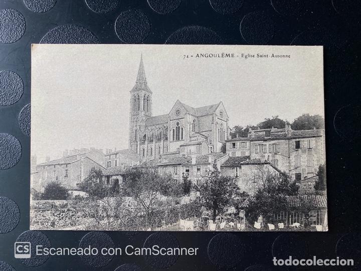 Postales: TARJETA POSTAL. FRANCIA. NUEVA AQUITANIA. ANGOUL&Ecirc;ME. 74.- EGLISE SAINT AUSONNE