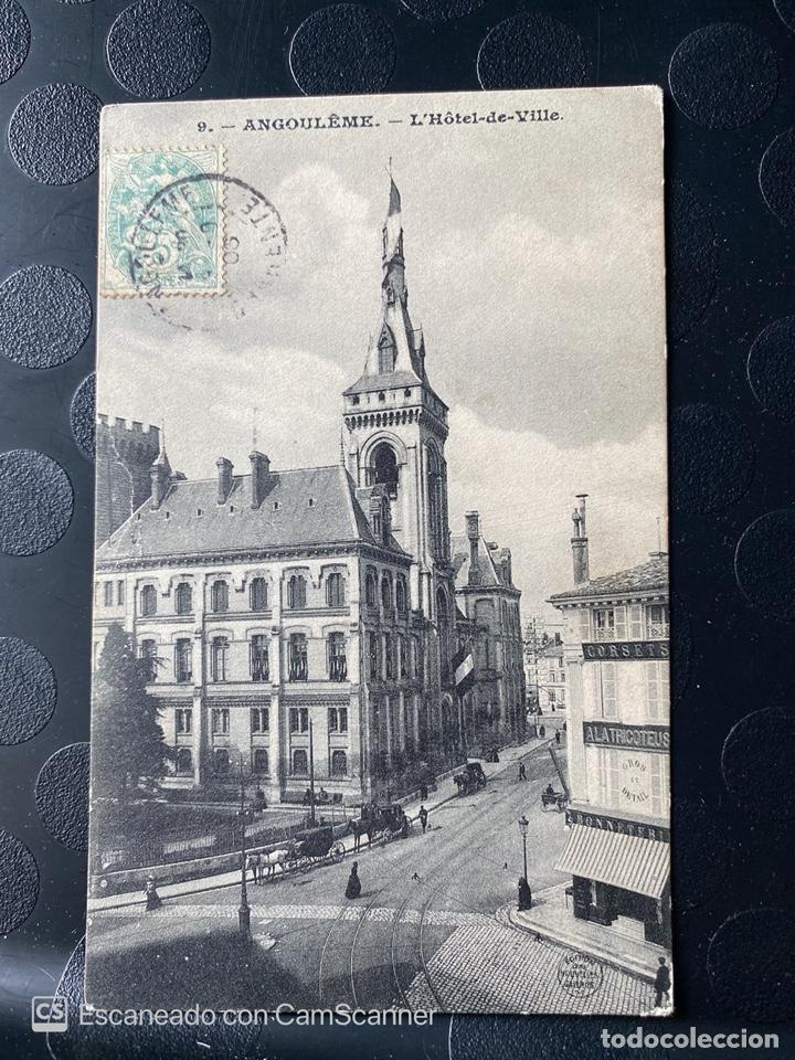 Postales: TARJETA POSTAL. FRANCIA. NUEVA AQUITANIA. ANGOUL&Ecirc;ME. 9.- L'HOTEL DE VILLE