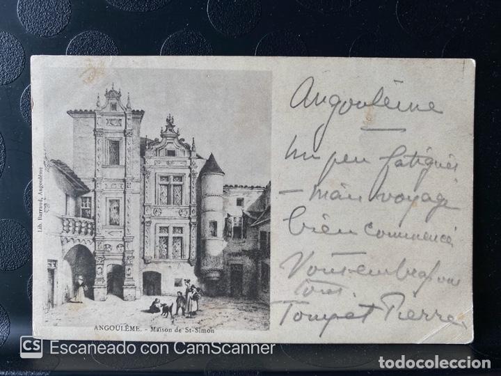 Postales: TARJETA POSTAL. FRANCIA. NUEVA AQUITANIA. ANGOUL&Ecirc;ME. MAISON DE ST-SIMON