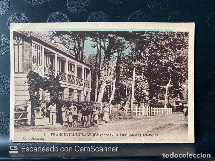 Postales: TARJETA POSTAL. FRANCIA. NORMANDIA. CALVADOS. 5.-FRANCEVILLE-PLAGE. LE PAVILLON DES AVEUGLESS