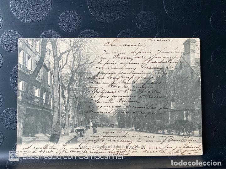Postais: TARJETA POSTAL. FRANCIA. NORMANDIA. CALVADOS. CAEN. LE BOULEVARD SAINT PIERRE. - LD.