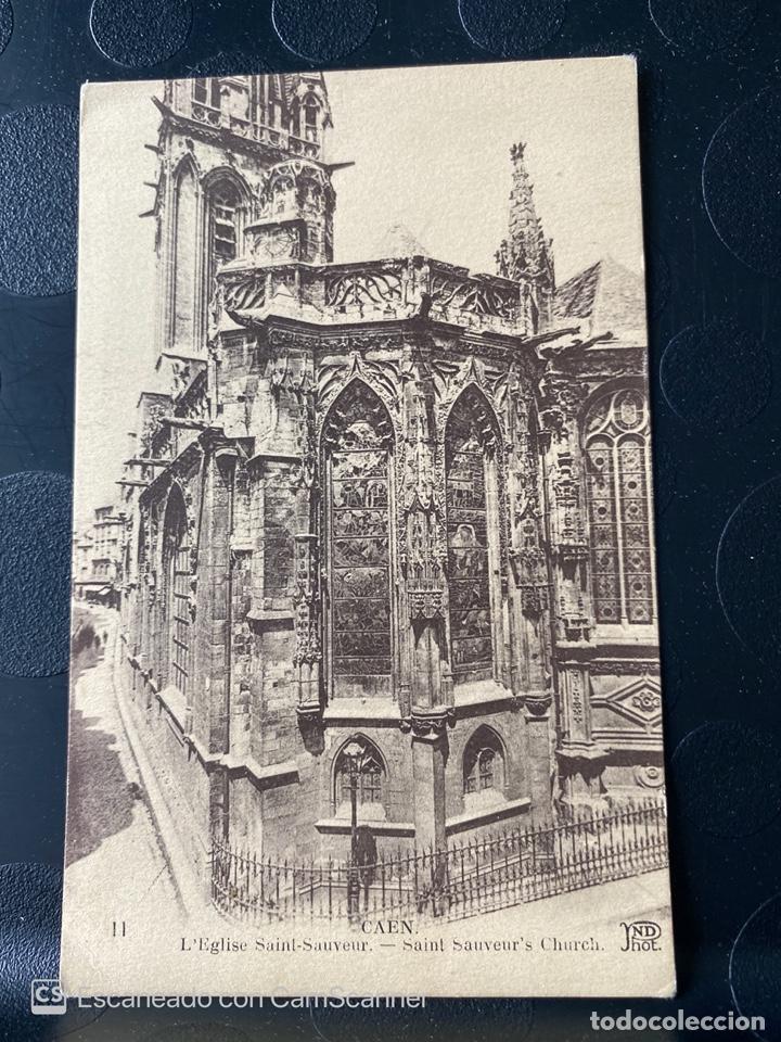 Postales: TARJETA POSTAL. FRANCIA. NORMANDIA. CALVADOS.CAEN. 11.-L'EGLISE SAINT SAUVEUR. CHURCH