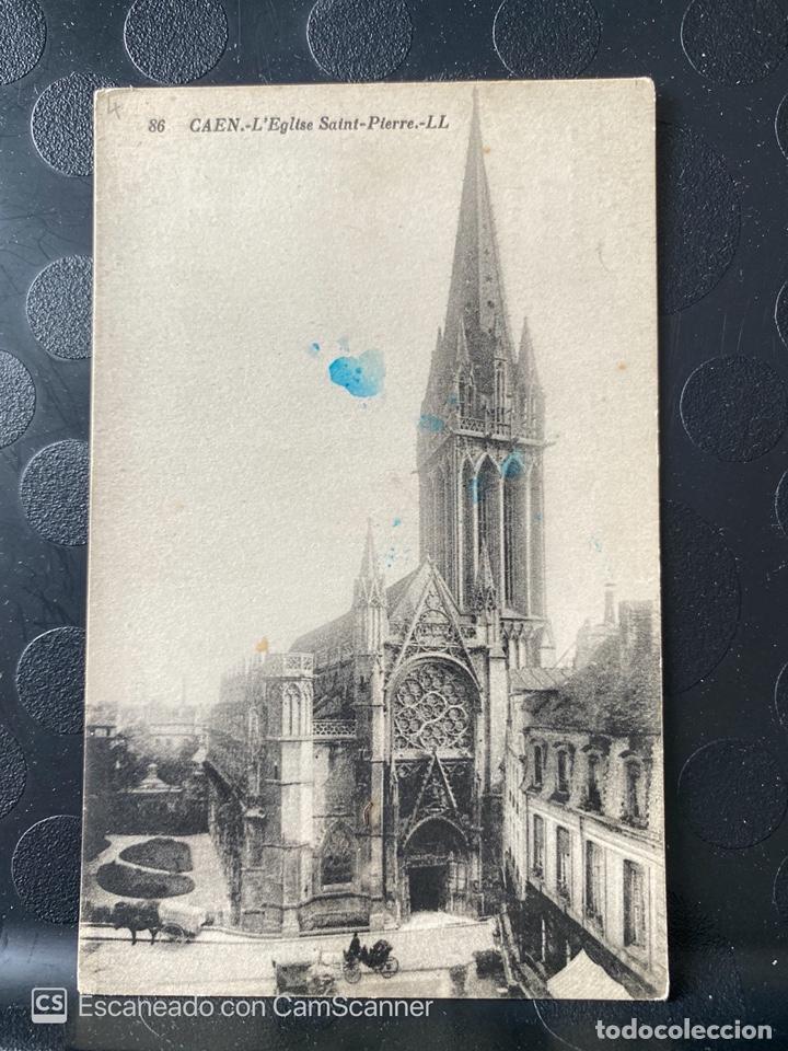 Postales: TARJETA POSTAL. FRANCIA. NORMANDIA. CALVADOS.CAEN. 86.-L'EGLISE SAINT-PIERRE.- LL.