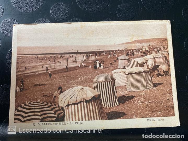 Postales: TARJETA POSTAL. FRANCIA. NORMANDIA. CALVADOS. VILLERS-SUR-MER. 72.- LA PLAGE