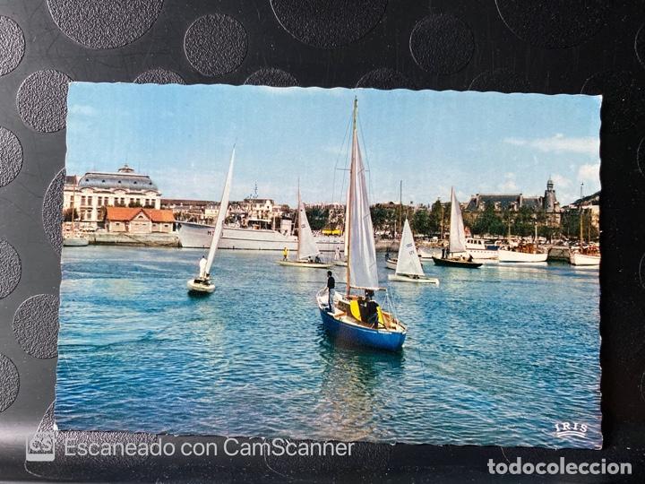 Postales: TARJETA POSTAL. FRANCIA. NORMANDIA. CALVADOS. DEAUVILLE-TROUVILLE. LES VOILIERS DANS LE PORT