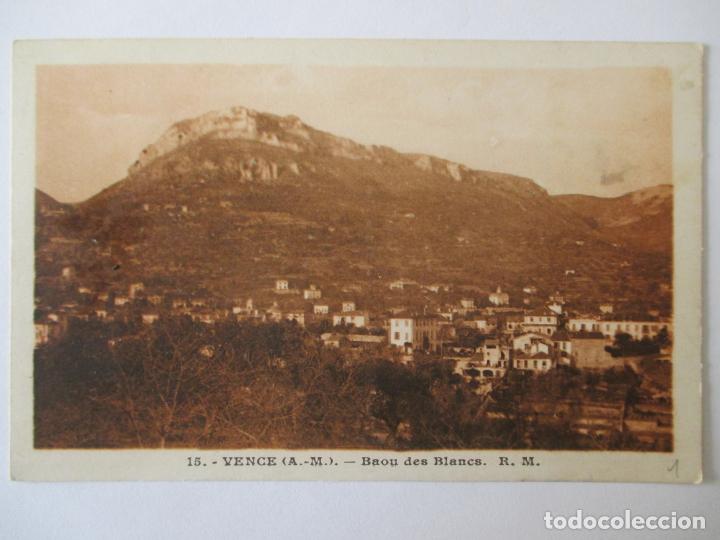 Postais: TARJETA POSTAL DE FRANCIA. 15. VENCE A. M. BAOU DES BLANCS R. M.
