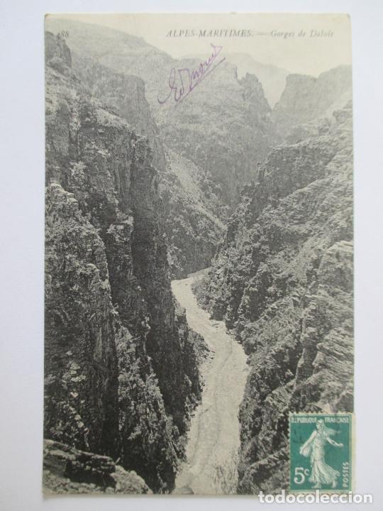 Postais: TARJETA POSTAL DE FRANCIA. ALPES MARITIMES. GORGES DE DALUIS.