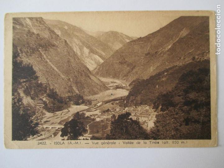 Postais: TARJETA POSTAL DE FRANCIA. 3422 ISOLA. VUE GENERALE VALLEE DE LA TINEA