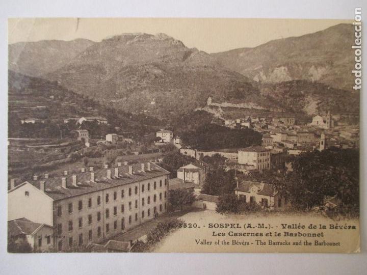 Postcards: TARJETA POSTAL DE FRANCIA. 3520 SOSPEL VALLEE DE LA BEVERA. LES CASERNES ET LE BARBONNET.