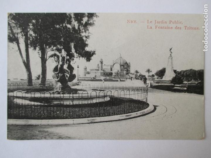 Postcards: TARJETA POSTAL DE FRANCIA. NICE LE JARDIN PUBLIC. LA FONTAINE DES TRITONS