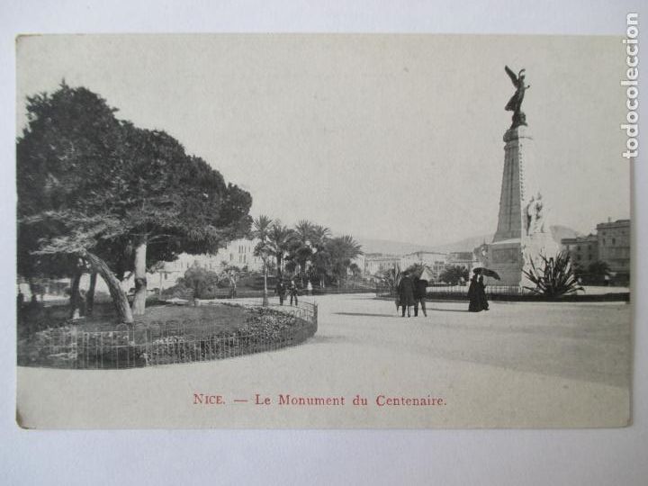 Postais: TARJETA POSTAL DE FRANCIA. NICE LE MONUMENT DU CENTENAIRE