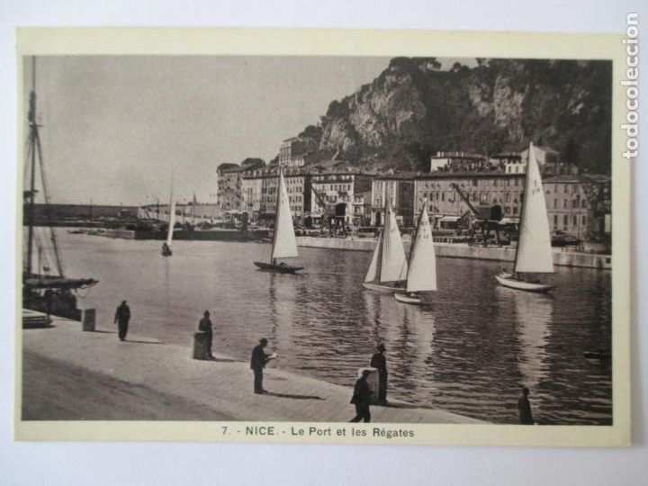 Postais: TARJETA POSTAL DE FRANCIA. 7 NICE LE PORT ET LES REGATES