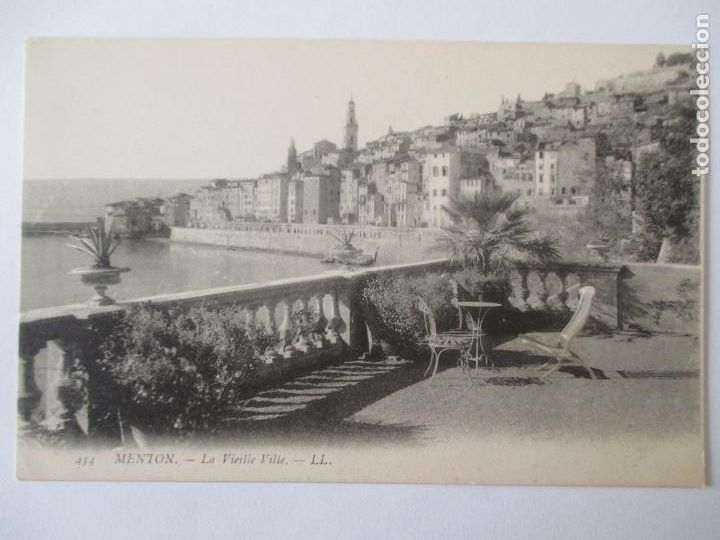 Postais: TARJETA POSTAL DE FRANCIA. 434 MENTON LA VIEILLE VILLE LL.