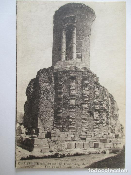 Postales: TARJETA POSTAL DE FRANCIA. 13 LA TURBIE. LA TOUR D&acute;AUGUSTE THE TOWER