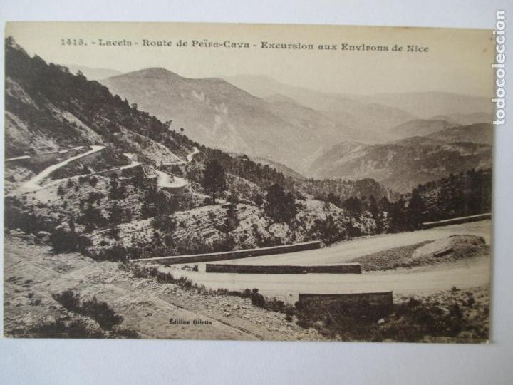 Cartoline: TARJETA POSTAL DE FRANCIA. 1415. LACETS ROUTE DE PEIRA CAVA.