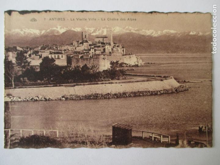 Cartoline: TARJETA POSTAL DE FRANCIA. 7 ANTIBES. LA VIEILLE VILLE. LA CHAINE DES ALPES