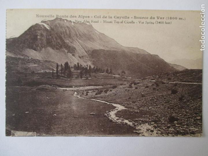 Postais: TARJETA POSTAL DE FRANCIA. NOUVELLE ROUTE DES ALPES COL DE LA CAYOLLE