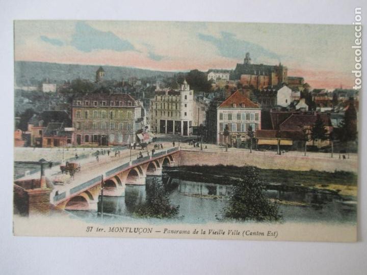 Cartes Postales: TARJETA POSTAL DE FRANCIA. 37 MONTLUCON PANORAMA DE LA VIEILLE VILLE CANTON EST