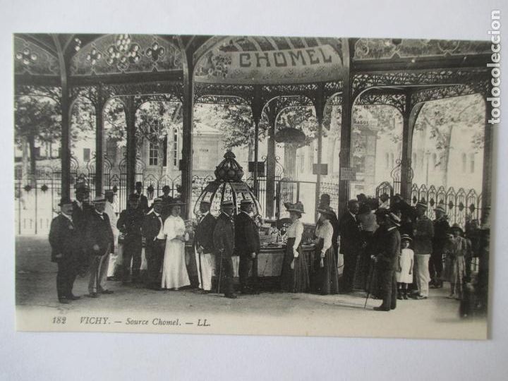 Cartoline: TARJETA POSTAL DE FRANCIA. 182 VICHY SOURCE CHOMEL LL