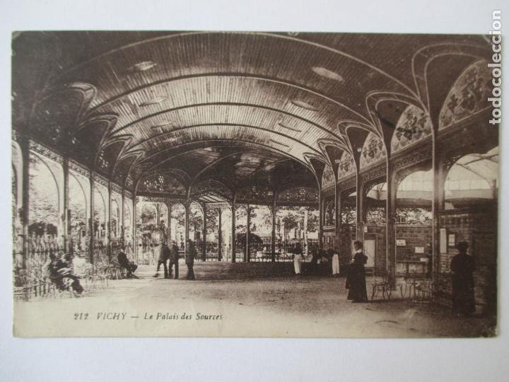 Postales: TARJETA POSTAL DE FRANCIA. 212 VICHY LE PALAIS DES SOURCES