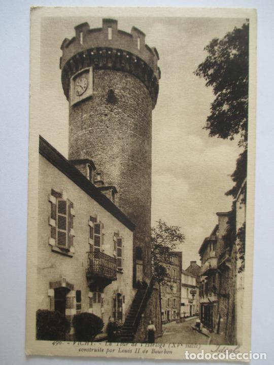 Postales: TARJETA POSTAL DE FRANCIA. 490 VICHY LA TOUR DE L&acute;HORLOGE