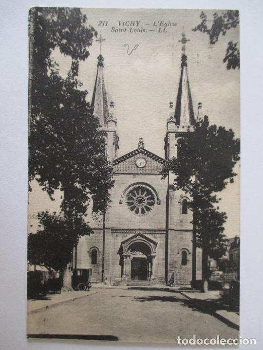 Postales: TARJETA POSTAL DE FRANCIA. 211 VICHY L&acute;EGLISE SAINT LOUIS LL