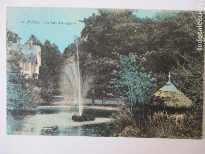 Postales: TARJETA POSTAL DE FRANCIA. 66 VICHY LE PARC DES CYGNES. LO