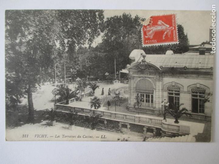 Postales: TARJETA POSTAL DE FRANCIA. 311 VICHY LES TERRASES DU CASINO LL