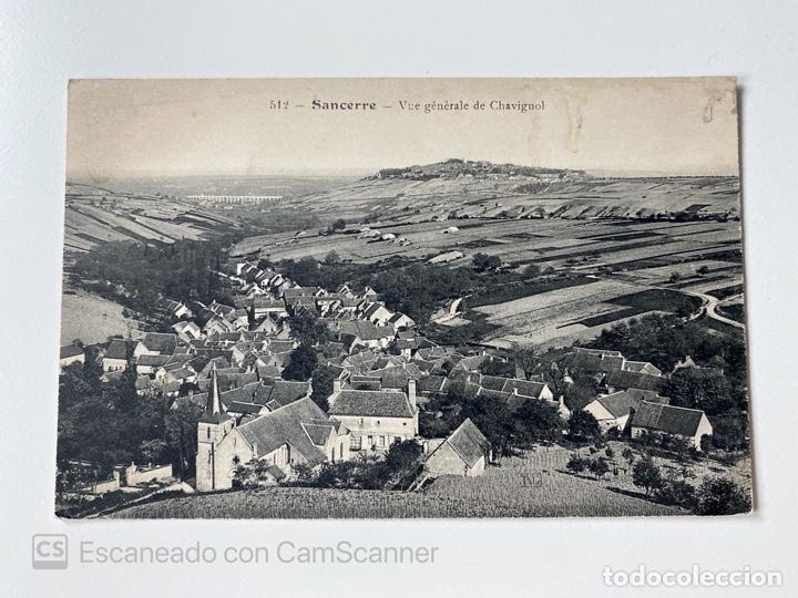 Cartes Postales: TARJETA POSTAL. FRANCIA. CENTRO. CHER. SANCERRE. 565.- VUE G&Eacute;N&Eacute;RALE DE CHAVIGNOL