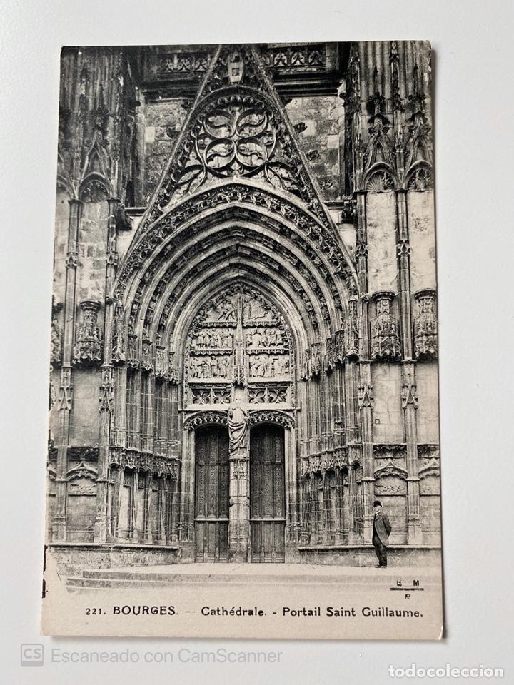 Cartes Postales: TARJETA POSTAL.FRANCIA.CENTRO-VALLE DE LOIRA.CHER.BOURGES. 221.LA CATH&Eacute;DRALE.PORTAIL SAINT GUILLAUME