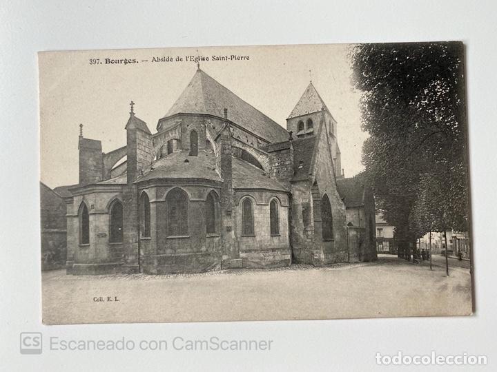 Postais: TARJETA POSTAL. FRANCIA. CENTRO-VALLE DE LOIRA. CHER. BOURGES.ABSIDE DE L'EGLISE SAINT-PIERRE