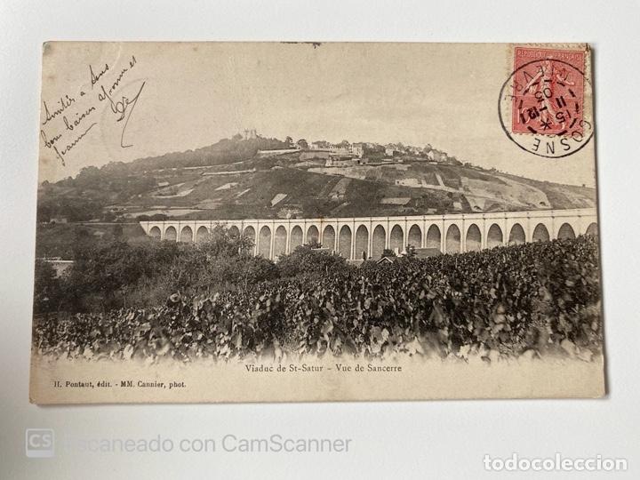 Cartes Postales: TARJETA POSTAL. FRANCIA. CENTRO-VALLE DE LOIRA. CHER. SANCERRE. VIADUC DE ST-SATUR