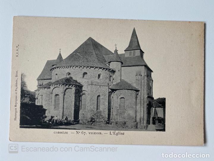 Cartes Postales: TARJETA POSTAL. FRANCIA. NUEVA AQUITANIA. CORREZE. N&ordm; 67 VIGEOIS. L'EGLISE.