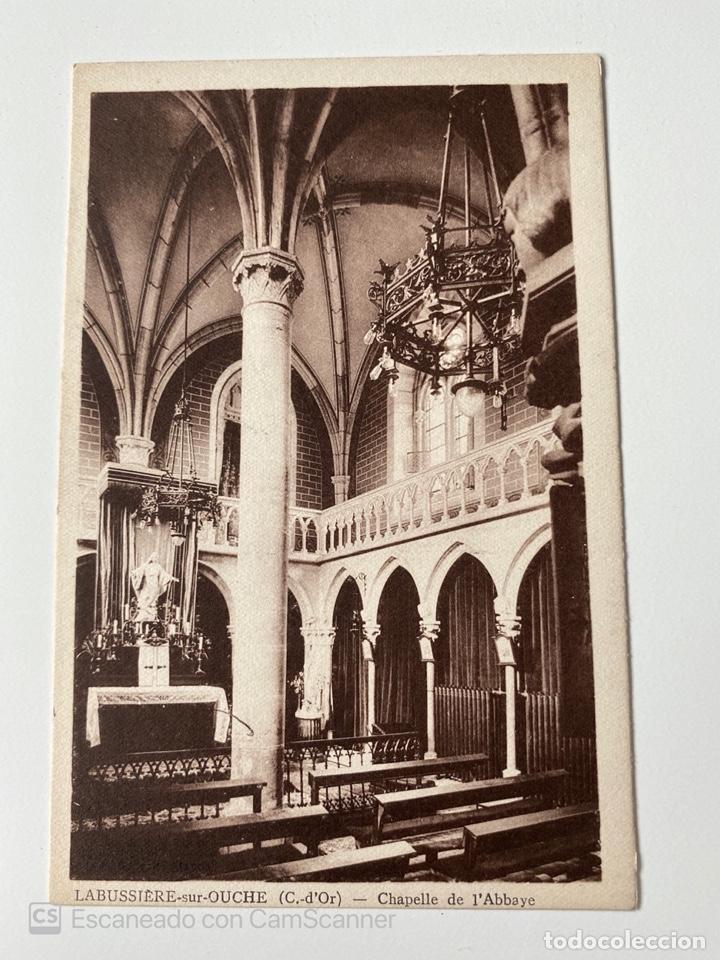 Cartoline: TARJETA POSTAL. FRANCIA. C&Ocirc;TE D'OR. LABUSSIERRE-SUR-OUCHE. CHAPELLE DE L'ABBAYE