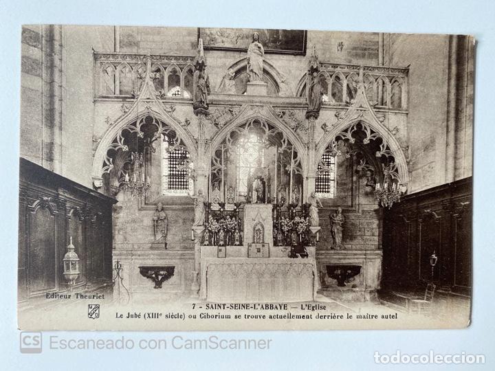Cartoline: TARJETA POSTAL. FRANCIA. C&Ocirc;TE D'OR. 7.- SAINT-SAINE-L'ABBAYE. L'EGLISE.
