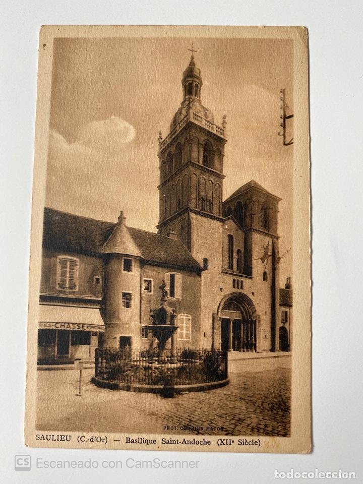 Postkarten: TARJETA POSTAL. FRANCIA. C&Ocirc;TE D'OR. SAULIEU. BASILIQUE SAINT-ANDOCHE. SIECLE XII