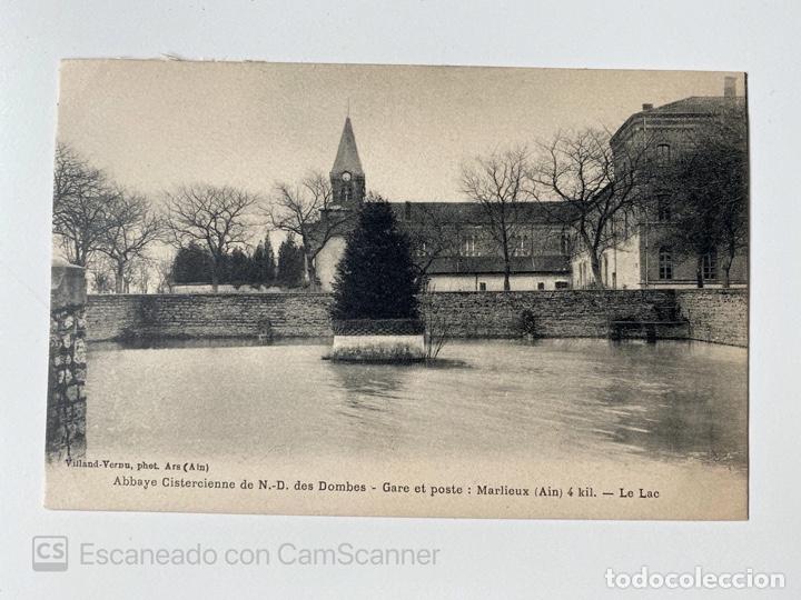 Cartoline: TARJETA POSTAL. FRANCIA. AIN. ABBAYE CISTERCIENNE DE N.D. DES DOMBES. LE LAC
