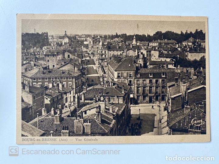 Cartes Postales: TARJETA POSTAL. FRANCIA. AIN. BOURG-EN-BRESSE. VUE GENERALE.