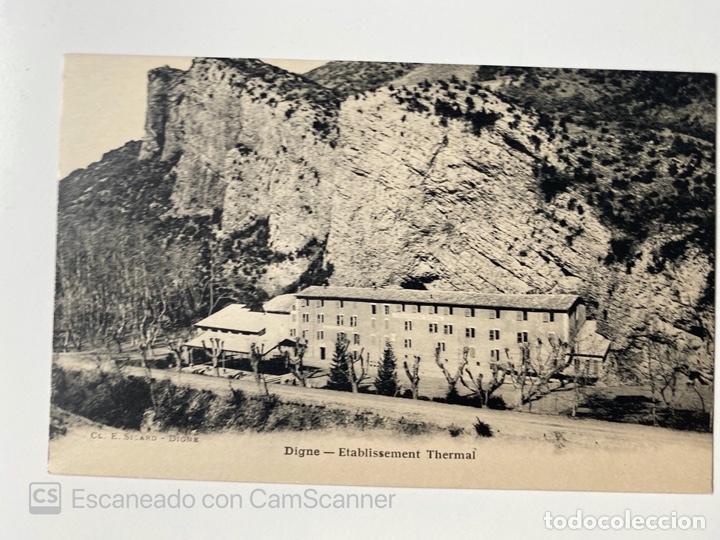 Cartoline: TARJETA POSTAL. FRANCIA. ALPES DE ALTA PROVENZA. DIGNE. ESTABLISSEMENT THERMAI.