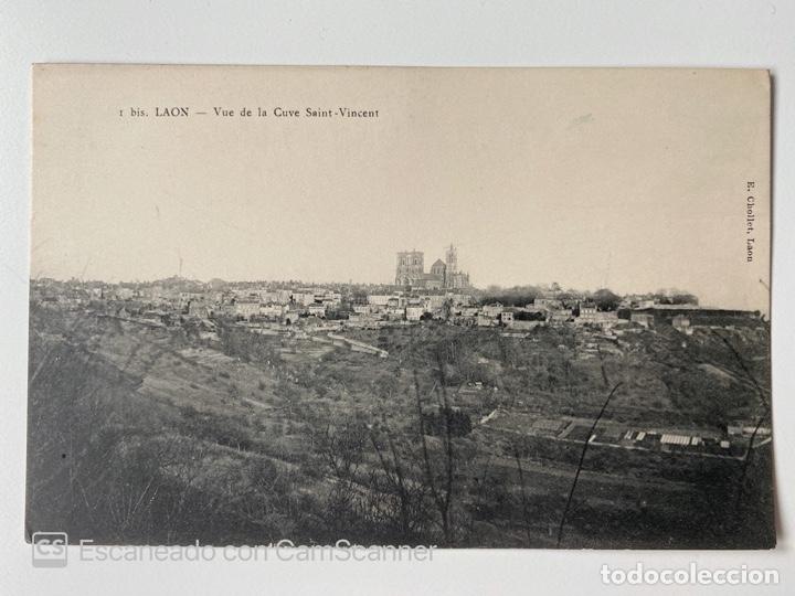 Cartoline: TARJETA POSTAL. FRANCIA. AISNE. LAON. VUE DE LA CUVE SAINT-VICENT.