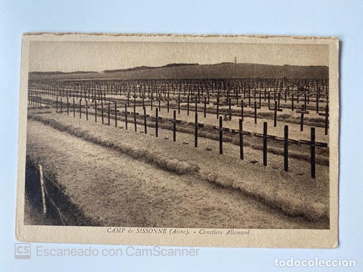 Cartoline: TARJETA POSTAL. FRANCIA. AISNE. CAMP DE SISSONNE. CIMETIERE ALLEMAND.